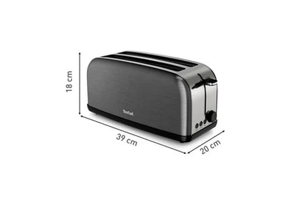 Grille pain Tefal TL520810 2 longues fentes Equinox noir