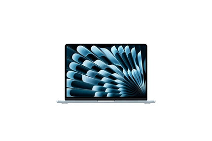 MacBook APPLE MACBOOK AIR 13″ 256 GO SSD 16 GO RAM PUCE M4 CPU 10 CŒURS GPU 8 CŒURS BLEU CIEL
