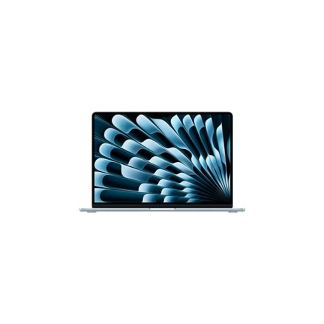 MacBook APPLE MACBOOK AIR 15″ 256 GO SSD 16 GO RAM PUCE M4 CPU 10 CŒURS GPU 10 CŒURS BLEU CIEL