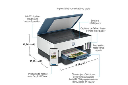 Imprimante multifonction Hp Smart Tank Plus 7006