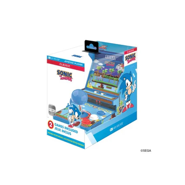 Console rétrogaming Just For Games Jeu d’arcade rétro portable Joystick Player Sonic The Hedgehog