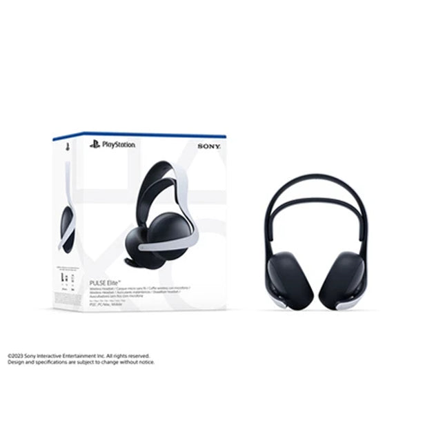 Casque pour console Sony Casque micro sans fil Pulse Elite Blanc pour PS5 PC et Mac + Sac Gris