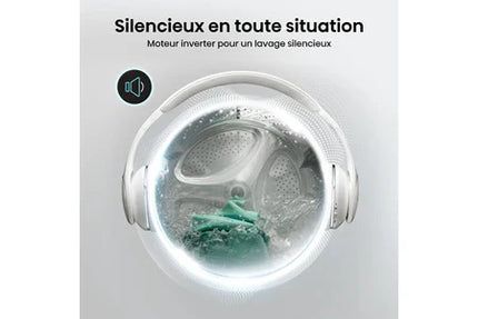 Lave-linge séchant Hisense WD3S9043BW3