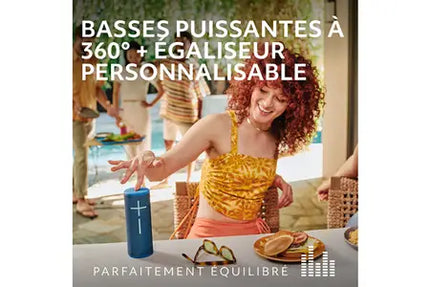 Enceinte sans fil Ultimate Ears BOOM 4, enceinte Bluetooth portable et etanche avec son cristallin immersif et puissant a 360 degres – Noir