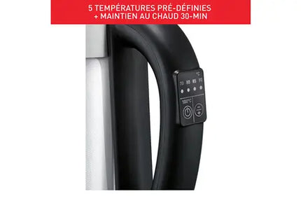 Bouilloire Tefal 2 en 1 Sans Fil Fonction Théière, TEMPÉRATURE RÉGLABLE 1.7L BJ750D10